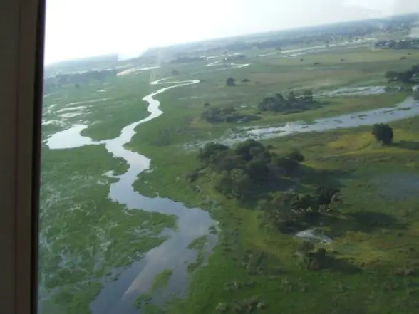 Flug Okavango Delta